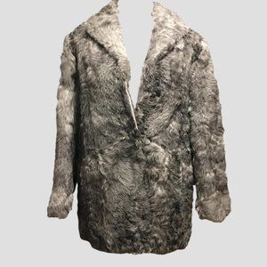 Echt Pelz Exclusive Gray/Silver ?Fox? Fur Coat - **see flaws